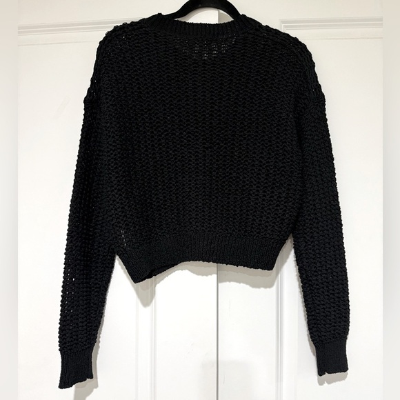 J.Crew Cropped Cardigan sweater in Textured Pointelle sz L NWOT - Picture 6 of 8